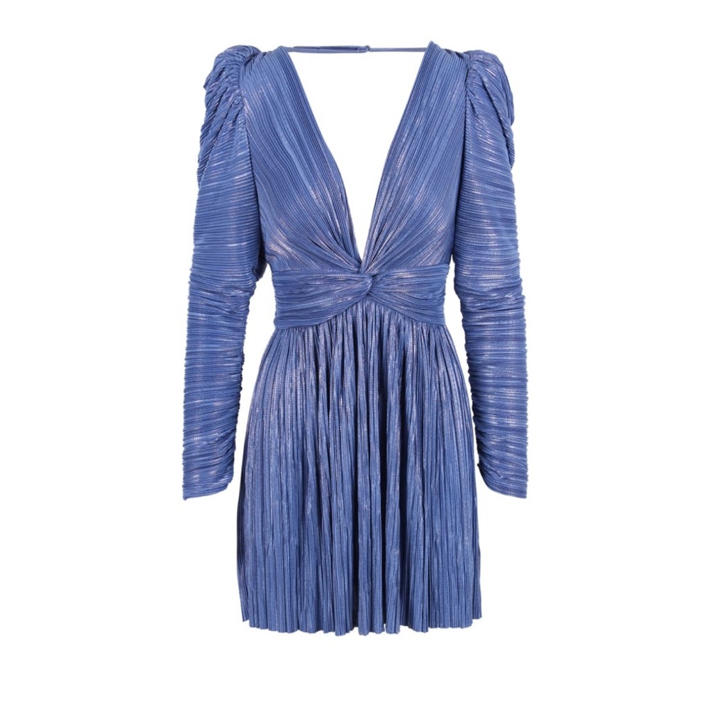 Sabina Musayev Morgana Mini Dress in Blue